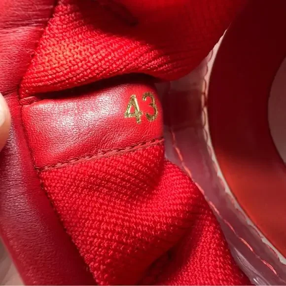 Christian Louboutin Arpoador Suede Mesh Mens Flat Sneakers Shoes Size 43 - Picture 4 of 13